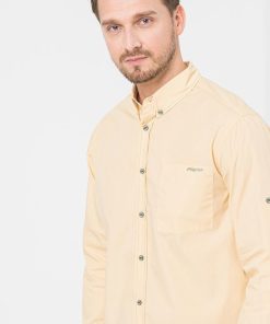 CAMASA CASUAL BARBATI BEIGE L - imagine 3