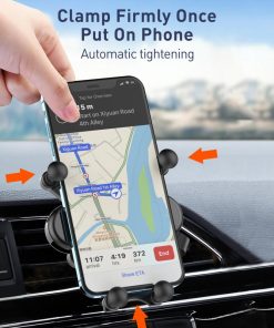 Suport auto telefon Gravity Serioux CH04,  Material: ABS, Mod - imagine 7