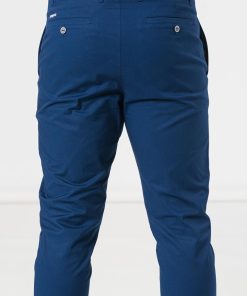 PANTALONI LUNG CASUAL BARBATI  NAVY M - imagine 6