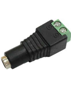 Conector de alimentare (MAMA), 12V, cu surub, 5.5*2.1mm, LN-CT02G, pachet