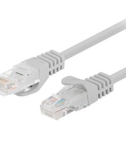 Patch cord Cat.6 UTP 0,25 m gri, Fluke Passed - imagine 2