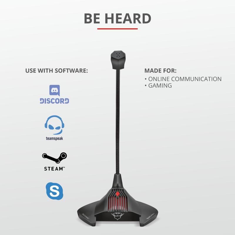 Microfon Trust GXT 239 Nepa Gaming, tip Condenser, Jack - imagine 5