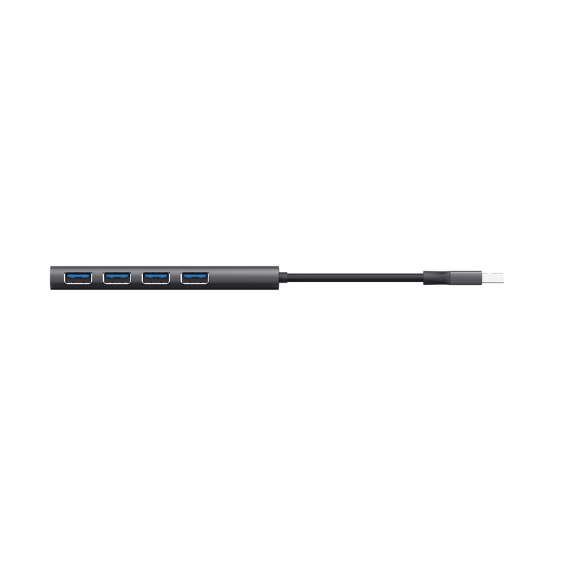 Hub USB Trust Halyx, USB-A, 4 porturi, Argintiu - imagine 4