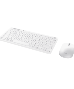 Kit Wireless tastatura si mouse Trust Lyra, Alb - imagine 5