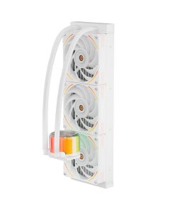Cooler Procesor 1stPlayer CC-360-WH, Lichid, 12 cm, 3 ventilatoare, aRGB - imagine 5