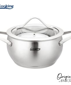 CRATITA INOX+CAPAC 16X9 CM, 1.8L, NICOLAI TAND, ORIGINI, COOKING BY