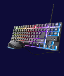 Kit Wired tastatura si mouse Trust GXT 798, negru