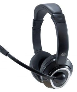 Casti Head-band Conceptronic POLONA, Wired, Negru - imagine 4