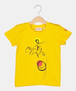 TSHIRT CASUAL C CAL PEGAS YELLOW-6 - imagine 2
