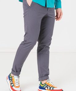 PANTALONI LUNG CASUAL BARBATI  GREY L - imagine 4
