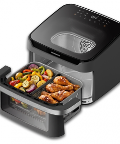 FRITEUZA DUBLA CU AER CALD HEINNER AirBake Revolution HAF-C10DB22GREY - imagine 10