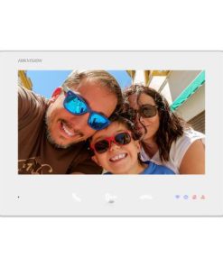 Monitor videointerfon color Hikvision DS-KH7300EY-WTE2/White, 7-inch, rezolutie: 1024 × 600,