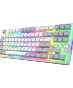 Tastatura Mecanica Gaming HATOR Gravity TKL, RGB, USB, Alb