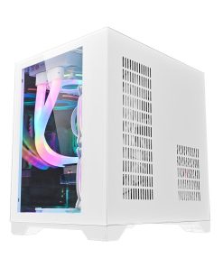 Carcasa 1st PLAYER MV5, RGB, Cube Tower, White - imagine 3