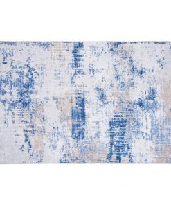 Covor printat, CARO 160x230 cm, lavabil cu spate antialunecare, inaltime