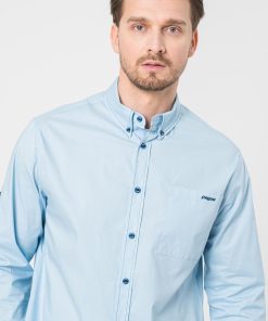 CAMASA CASUAL BARBATI LIGHT BLUE L - imagine 6