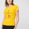 TSHIRT CASUAL F CAL PEGAS YELLOW-L