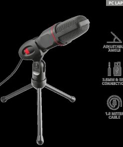 Microfon Trust GXT 212, tip Condenser, USB/3.5 mm, Noise Reduction - imagine 3