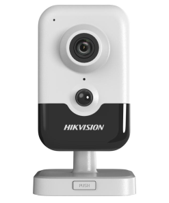 Camera de supraveghere IP cube 4MP Hikvision DS-2CD2443G2-IW(2.8MM)(W), lentila fixa