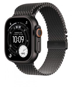 Curea pentru Apple Watch 49mm Black Titanium Milanese Loop - - imagine 2