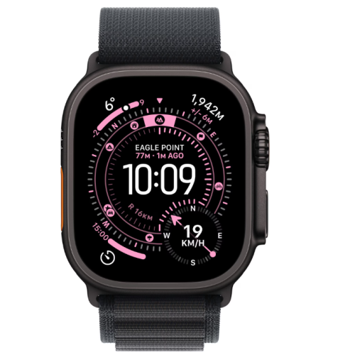 Apple Watch Ultra 3 GPS + Cellular 49mm Black Titanium Case with Black
