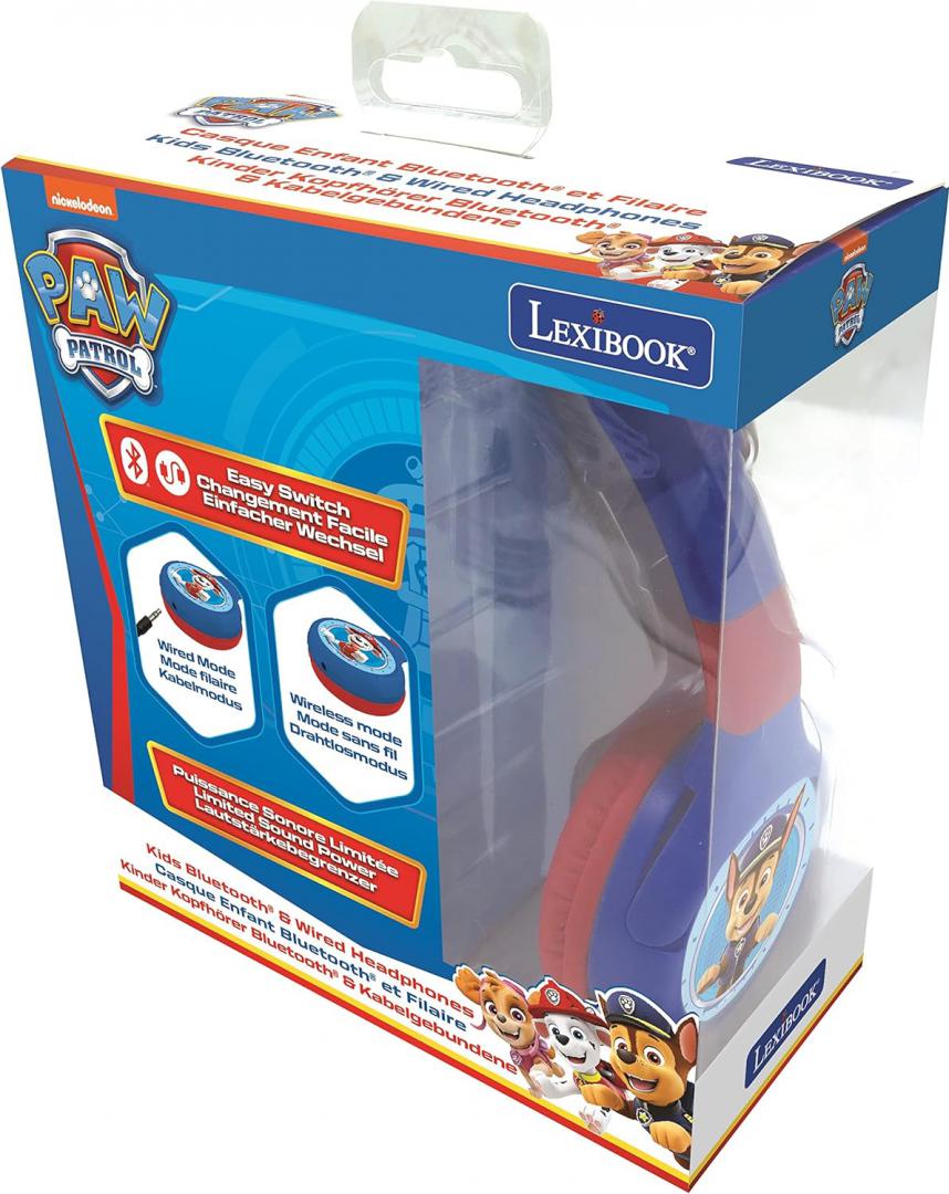 CASTI WIRELESS PLIABILE, PAW PATROL - imagine 3