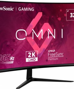 Monitor Consumer ViewSonic VX3218C-2K, 31.2", 2560 x 1440 pixeli, Black, - imagine 2