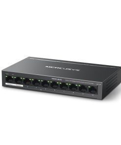 MERCUSYS DESKTOP SWITCH 10PORT MS110P POE, Interfata:  10× 10/100 - imagine 3