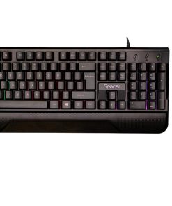 Kit Wired tastatura si mouse SPACER SPGK-INVICTUS, taste numerice, Negru - imagine 3