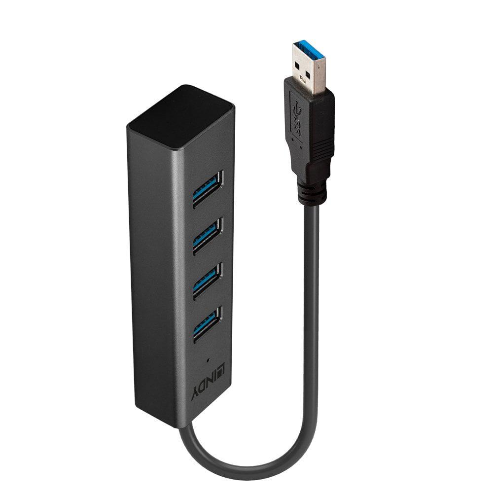Hub USB Lindy 4 Port USB 3.0 Hub, USB-A, 4 - imagine 4