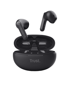 Casti In-ear Trust Yavi, Wireless, Negru - imagine 3