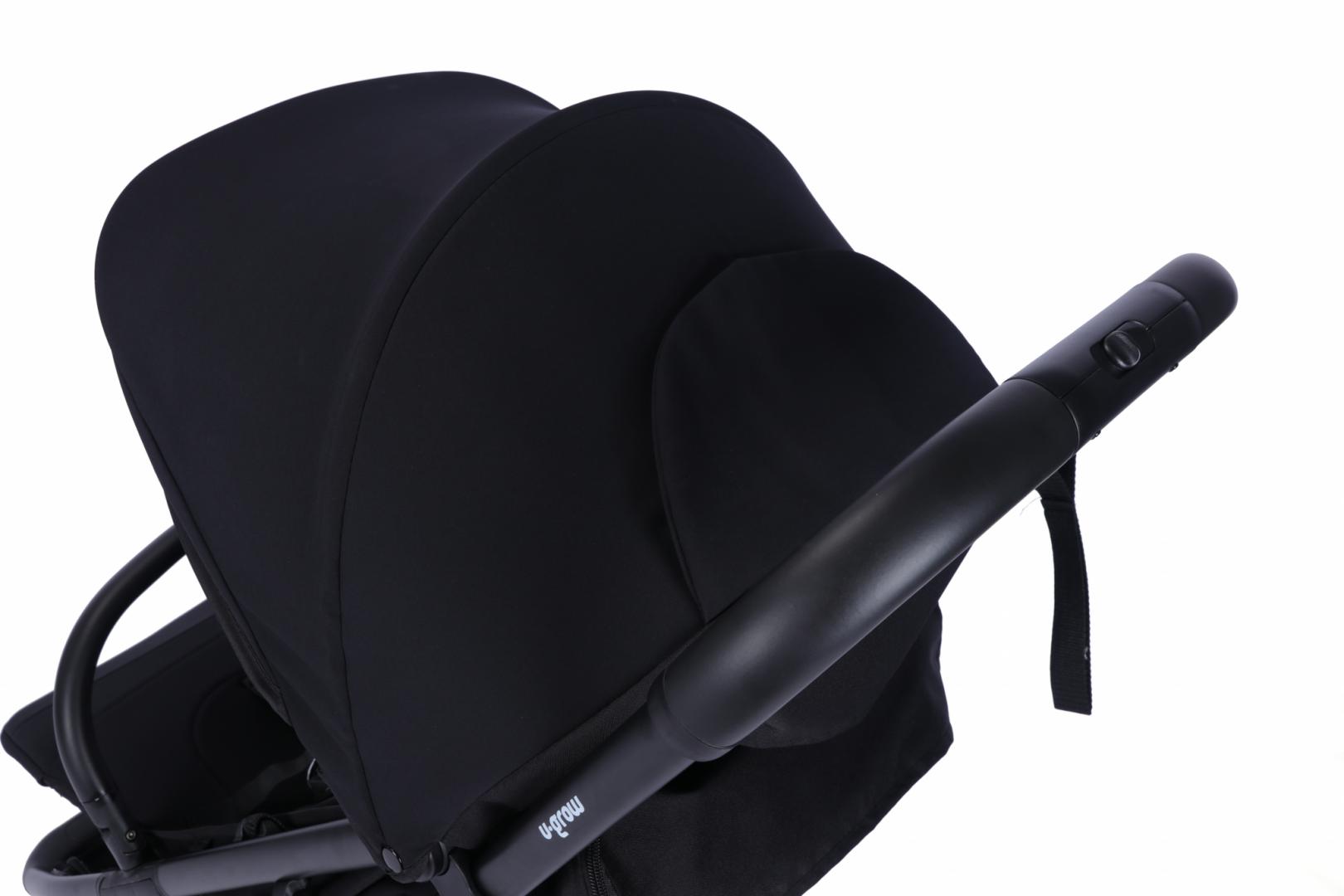 Carucior sport U-Grow autofold, 0-48 luni, negru - imagine 8