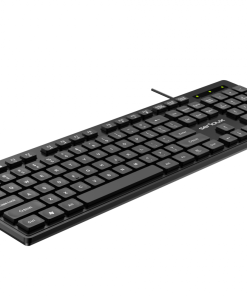 Tastatura Serioux cu fir, interfata USB, 104 taste, material ABS, - imagine 3