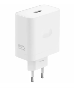 Incarcator retea Realme SuperVooc 80W, Fast Charging, USB-A, Alb