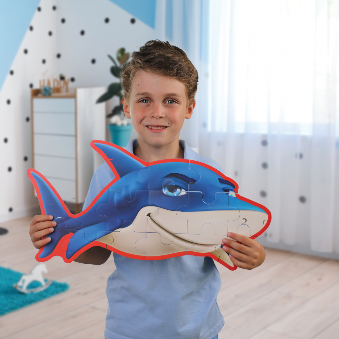 PUZZLE DIN SPUMA EVA, MEGA, 15 PIESE, PUEDO - imagine 6