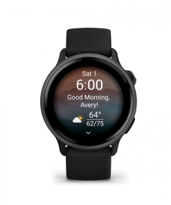 Ceas Garmin vívoactive 6 display AMOLED, dimensiune afisaj 30.4 mm,