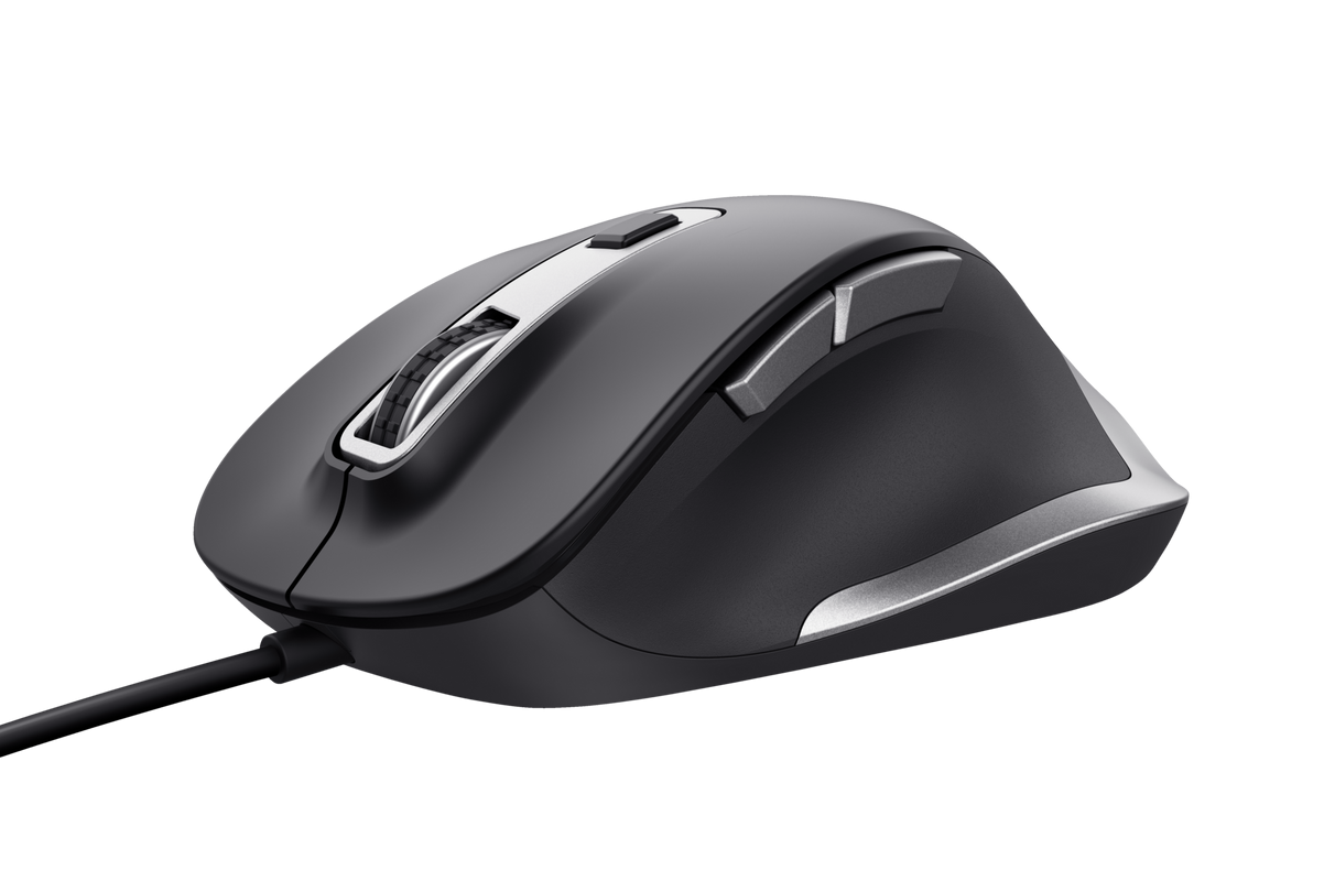 Mouse Trust Fyda, 5000 DPI, Negru - imagine 3