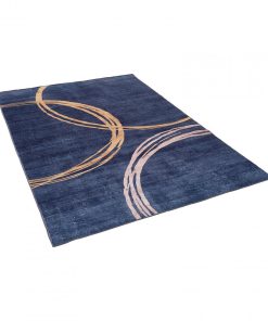 Covor printat, CIRCLE  160x230 cm, lavabil cu spate antialunecare, - imagine 3