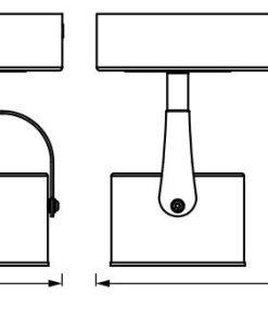 Spot LED cvadruplu ajustabil Ledvance DECOR JUPITER SQUARE, 22W, 2000 - imagine 3
