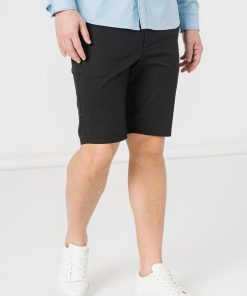 PANTALONI SCURT CASUAL BARBATI BLACK S - imagine 4