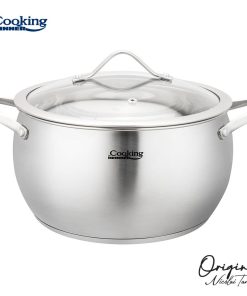 SEMIOALA INOX+CAPAC 24X13.5 CM, 6L, NICOLAI TAND, ORIGINI, COOKING BY