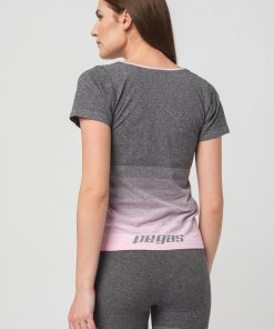 TRICOU PEGAS GREY PINK-XS - imagine 3