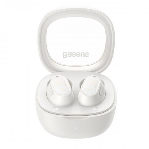 Casti In-ear Baseus Bowie WM02, Wireless, Alb