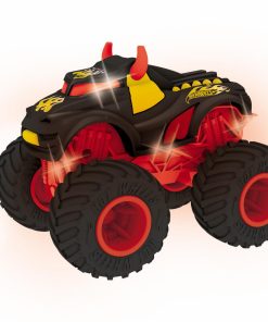 MASINA CU LUMINI SI SUNETE, REV TREDZ ROSU, HOT WHEELS