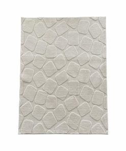 Covor, model in relief,Stone,160x230 Crem