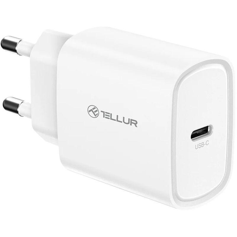 Incarcator Tellur 20W, intrare: AC 100-240V~50/60Hz 0.6A Max ieșire USB-C - imagine 3