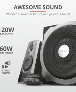 Boxe Stereo Tytan 2.1 Speaker Set - black - imagine 3
