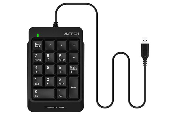 Tastatura A4Tech Fstyler FK13P, USB, Negru - imagine 3