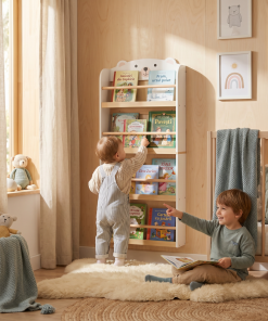 Biblioteca carti si jucarii Bear, U-Grow - imagine 8