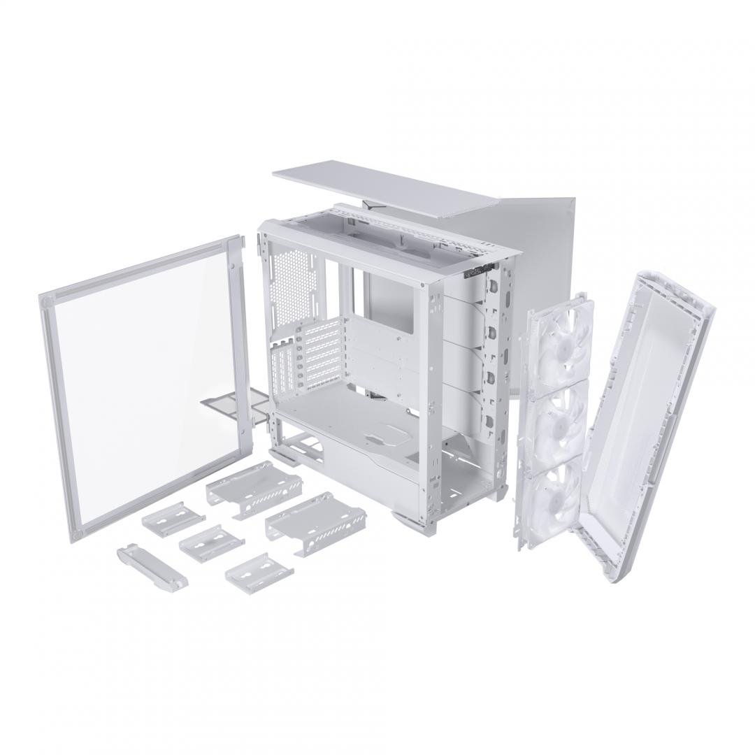 Carcasa PHANTEKS ECLIPSE G500A DRGB, RGB, Mid Tower, White - imagine 18